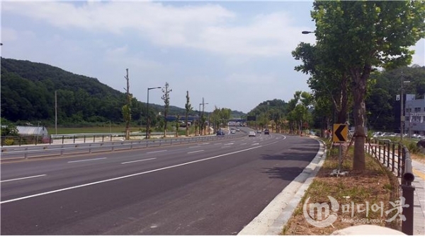 국도 36호선 ’오송~청주(1구간) 도로확장공사’ 완료 모습. 행복청 제공