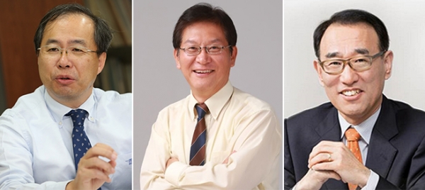왼쪽부터 김정호 교수, 이혁모 교수, 임용택 교수. KAIST 제공