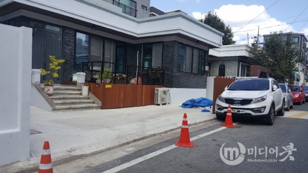 설치 완료된 내집 주차장 모습. 대전 동구 제공