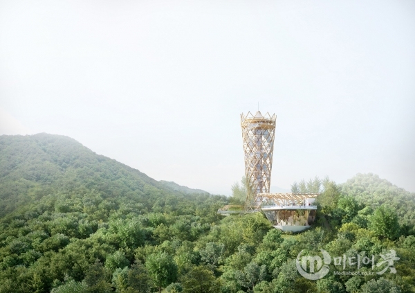 보문산 '친환경 목조전망대'